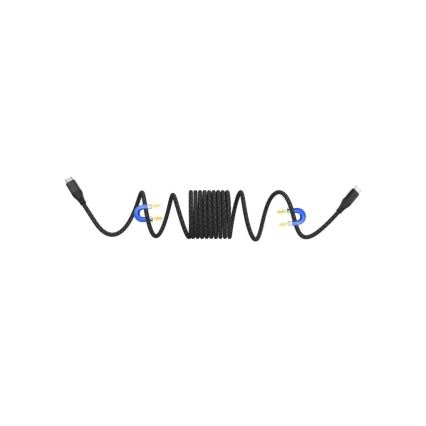 Winner Group - magnetico Cavo USB USB-C / USB-C 60W 1m nero