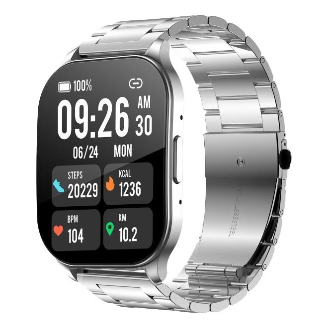 Winner Group - Smart watch AirFlexOn 300 mAh IP68 argento