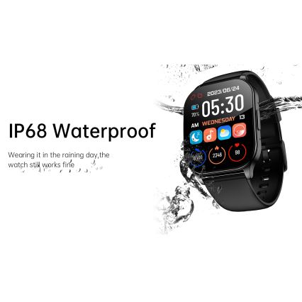 Winner Group - Smart watch AirFlexOn 300 mAh IP68 argento
