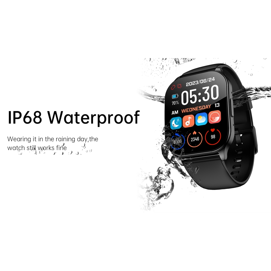 Winner Group - Smart watch AirFlexOn 300 mAh IP68 argento