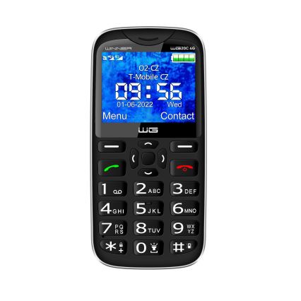Winner Group - Telefono per anziani 1600 mAh nero