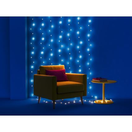 WiZ - Catena LED RGBW dimmerabile per esterni 160xLED 20m IP44 2700-5000K Wi-Fi