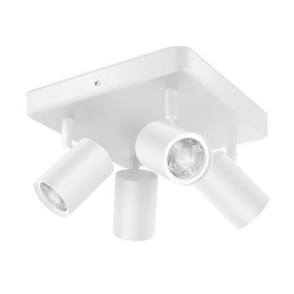 WiZ - Faretto LED RGBW Dimmerabile IMAGEO 4xGU10/4,9W/230V 2200-6500K Wi-Fi CRI 90 bianco