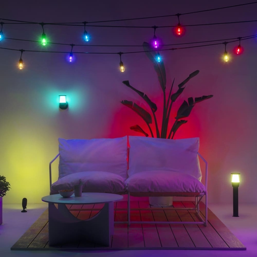 WiZ - Lampada da esterno dimmerabile LED RGBW ELPAS LED/4,8W/12/230V 2700-5000K IP65 Wi-Fi