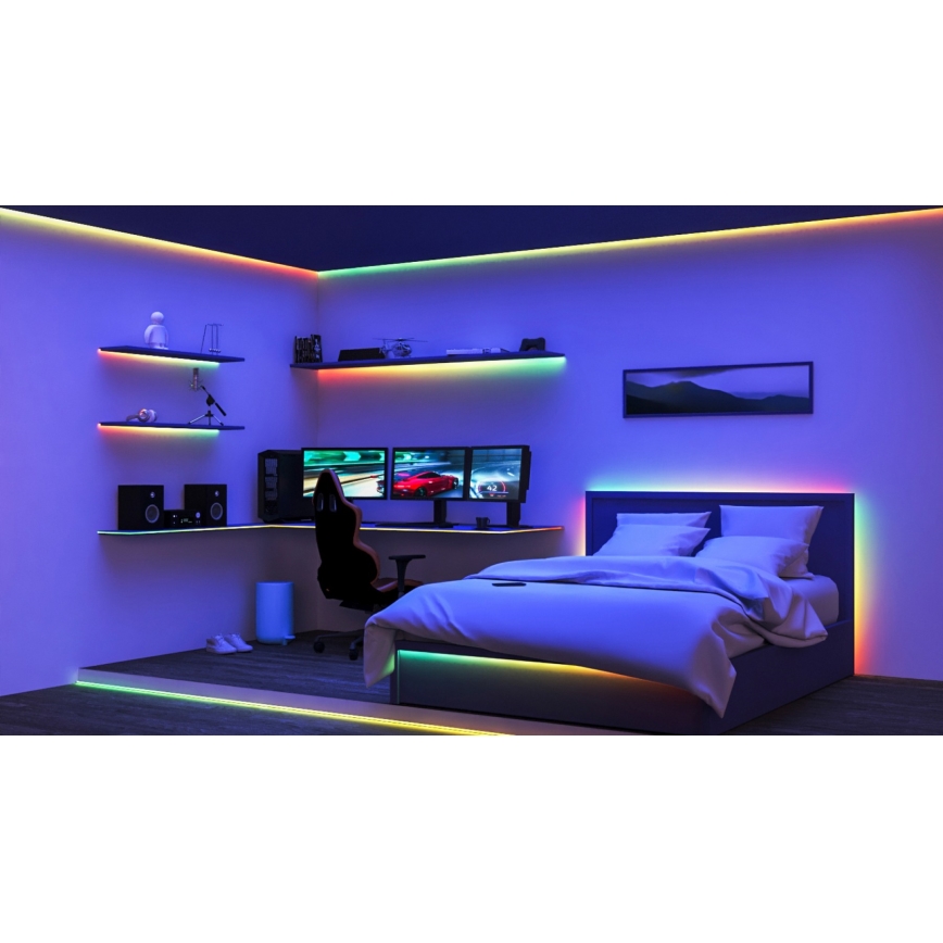 WiZ - LED RGBIC Striscia dimmerabile 10m LED/21W/230V 2700-6500K Wi-Fi