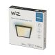 WiZ - Plafoniera LED dimmerabile SUPERSLIM LED/12W/230V 2700-6500K Wi-Fi nero