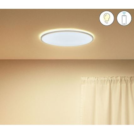 WiZ - Plafoniera LED dimmerabile SUPERSLIM LED/22W/230V 2700-6500K Wi-Fi bianco