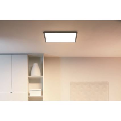 WiZ - Plafoniera LED dimmerabile SUPERSLIM LED/36W/230V 2700-6500K Wi-Fi nero