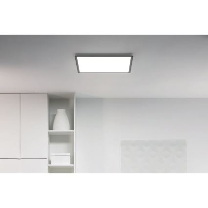 WiZ - Plafoniera LED dimmerabile SUPERSLIM LED/36W/230V 2700-6500K Wi-Fi nero