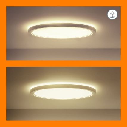 WiZ - Plafoniera LED RGB dimmerabile SUPERSLIM LED/22W/230V 2700-6500K Wi-Fi bianco