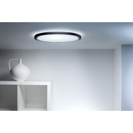 WiZ - Plafoniera LED RGB dimmerabile SUPERSLIM LED/32W/230V 2700-6500K Wi-Fi nero