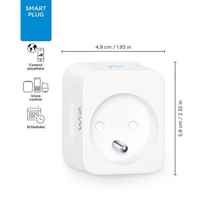 WiZ - Presa Smart E 2300W Wi-Fi