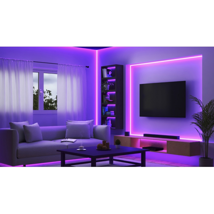 WiZ - Striscia LED RGB dimmerabile 10m LED/12W/230V Wi-Fi