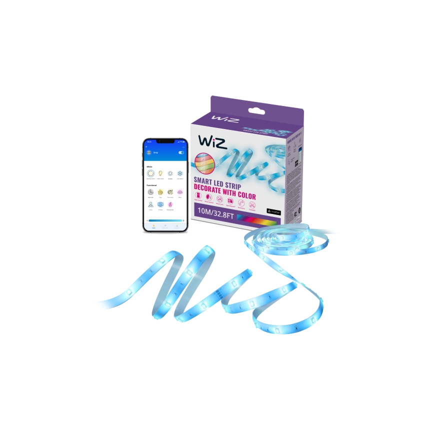 WiZ - Striscia LED RGB dimmerabile 10m LED/12W/230V Wi-Fi