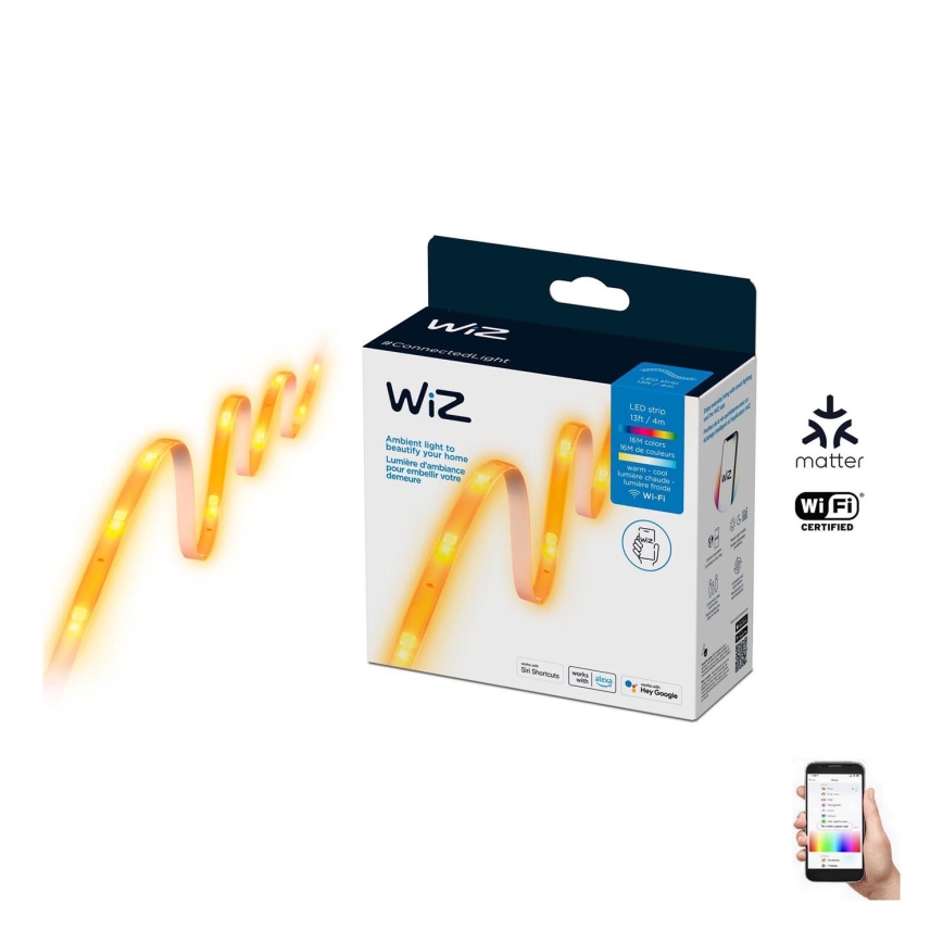 WiZ - Striscia LED RGBW Dimmerabile 4m LED/13W/230V 2700-6500K Wi-Fi