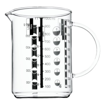WMF - Bicchiere di vetro per misurare GOURMET 1l