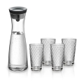 WMF - Caraffa d'acqua Basic 1 l + 4 bicchieri