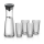 WMF - Caraffa d'acqua Basic 1 l + 4 bicchieri