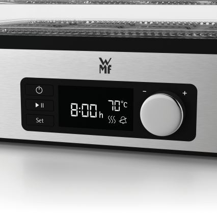 WMF - Essiccatore per alimenti con termoregolatore KITCHENminis 220W/230V acciaio inossidabile