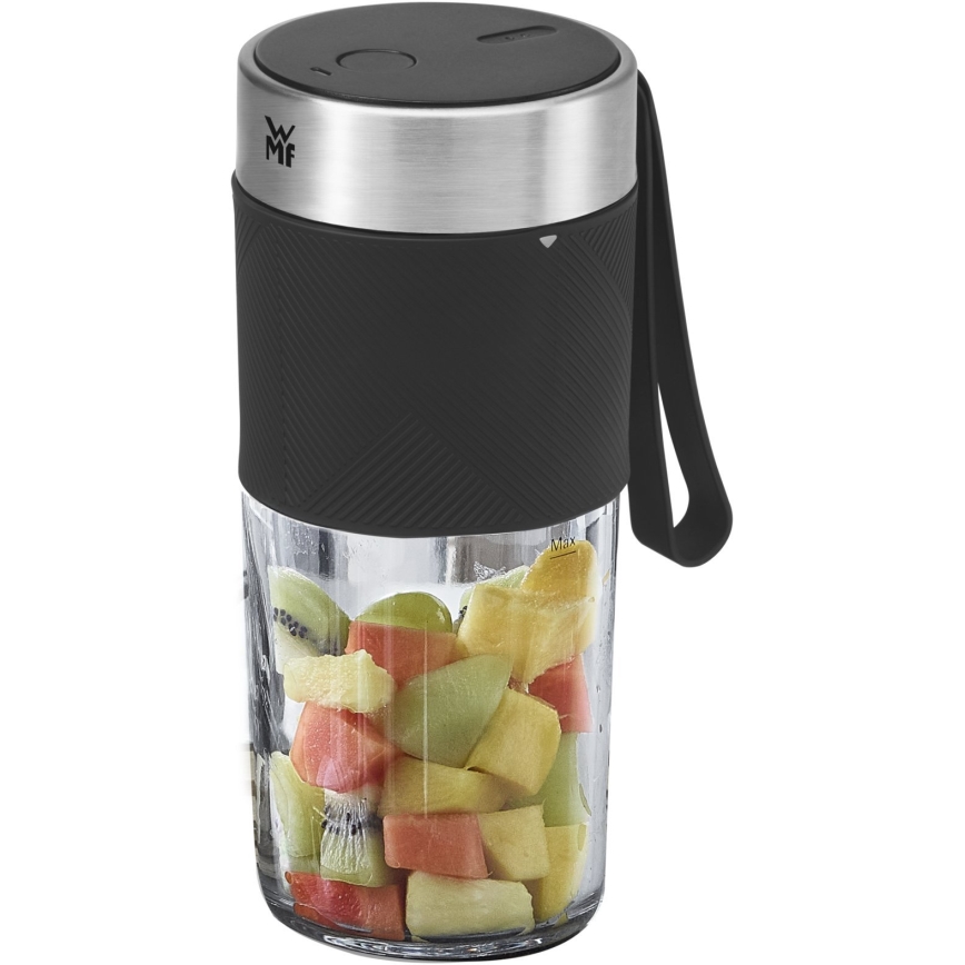 WMF - Frullatore da viaggio KITCHENminis 50W/7,4V 1200 mAh in acciaio inox