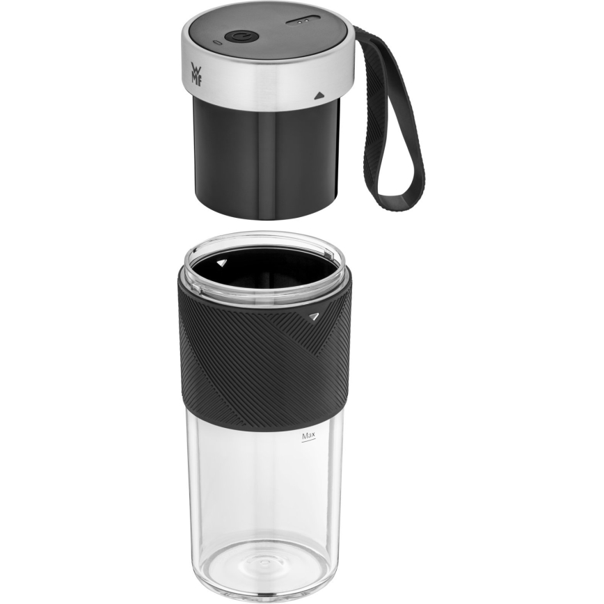 WMF - Frullatore portatile per smoothie KITCHENminis 50W/7,4V 1200 mAh in acciaio inox