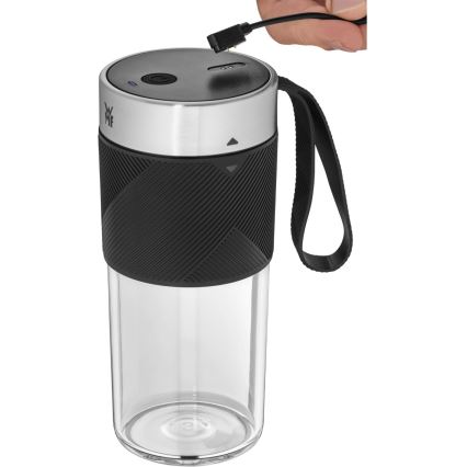 WMF - Frullatore portatile per smoothie KITCHENminis 50W/7,4V 1200 mAh in acciaio inox