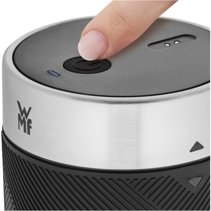 WMF - Frullatore portatile per smoothie KITCHENminis 50W/7,4V 1200 mAh in acciaio inox