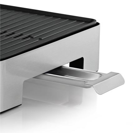 WMF - Griglia elettrica da tavolo QUADRO LONO 1250W/230V acciaio inossidabile