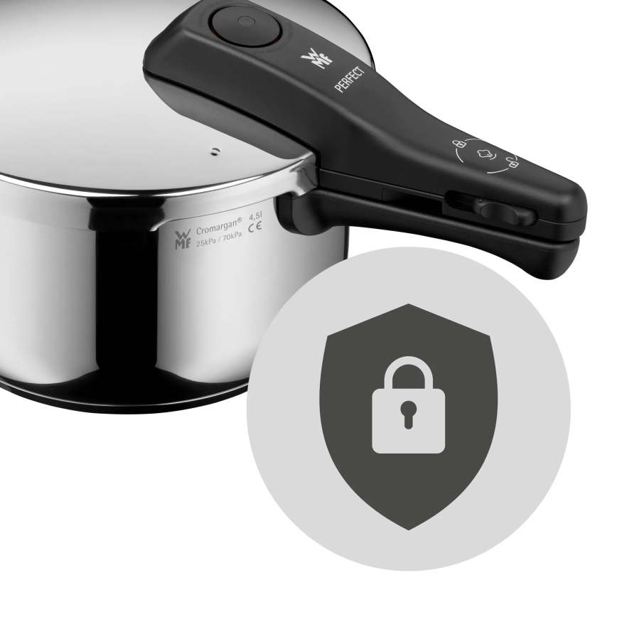 WMF - Pentola a pressione 4,5 l PERFECT in acciaio inox