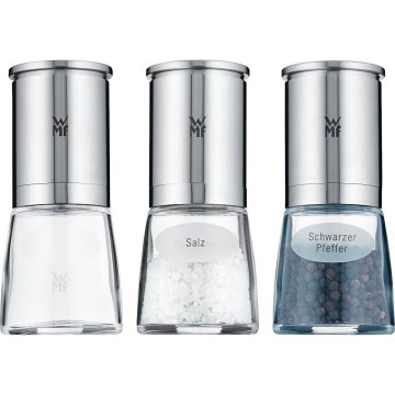 WMF - SET 3x Macinapepe DE LUXE in acciaio inox