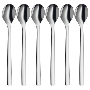 WMF - SET 6x Cucchiaino per latte macchiato NUOVA in acciaio inox