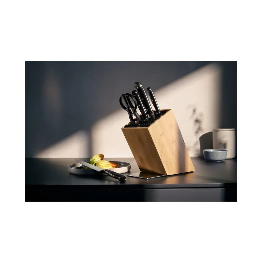 WMF - Set di 6 coltelli da cucina con ceppo SPITZENKLASSE PLUS