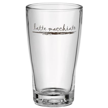 WMF - Set di bicchieri e cucchiai per latte macchiato CLEVER & MORE 6 pz