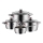 WMF - Set di pentole 4pz QUALITY ONE acciaio inossidabile