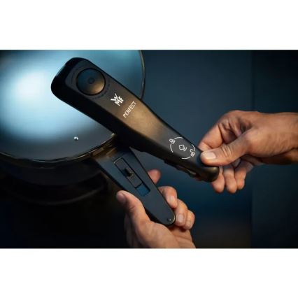 WMF - Set di pentole a pressione PERFECT in acciaio inox da 6,5 l e 3 l
