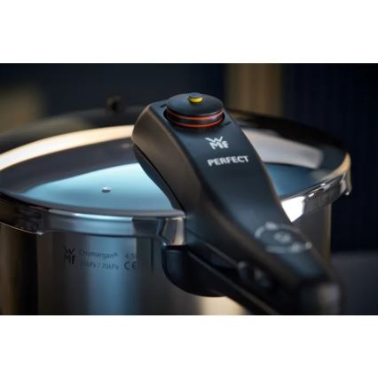 WMF - Set di pentole a pressione PERFECT in acciaio inox da 6,5 l e 3 l