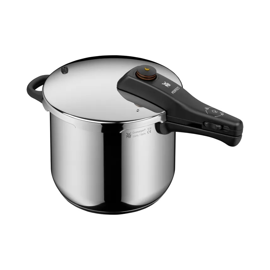 WMF - Set di pentole a pressione PERFECT in acciaio inox da 6,5 l e 3 l