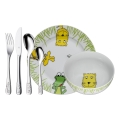 WMF - Set di stoviglie e posate per bambini SAFARI 6pz