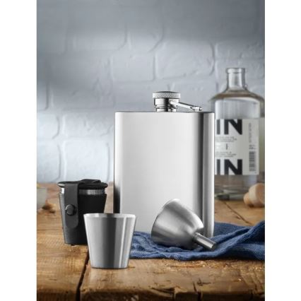 WMF - Set MANHATTAN con fiaschetta e bicchierini, 6 pezzi