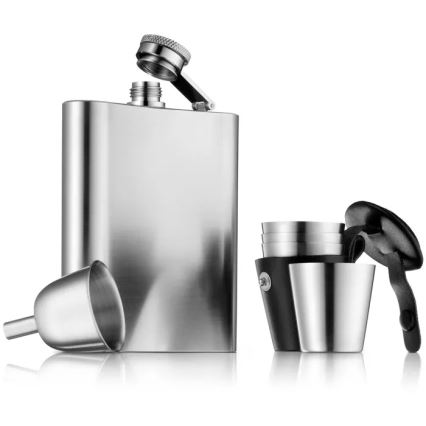 WMF - Set MANHATTAN con fiaschetta e bicchierini, 6 pezzi