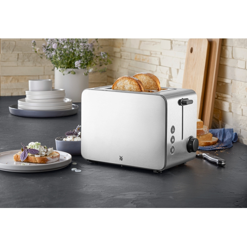 WMF - Tostapane a due fette LONO 1050W/230V in acciaio inossidabile