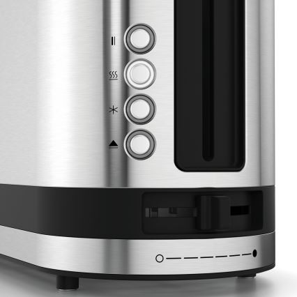 WMF - Tostapane XXL a fessura singola KITCHENminis 900 W/230 V, acciaio inossidabile