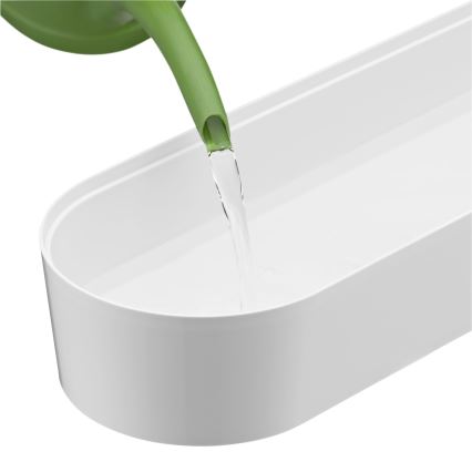 WMF - Vaso per erbe aromatiche autoinnaffiante 3pz GOURMET bianco/acciaio inossidabile