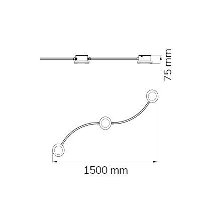 Wofi 10184 - Faretto LED dimmerabile LIMA 3xLED/7W/230V 3000K