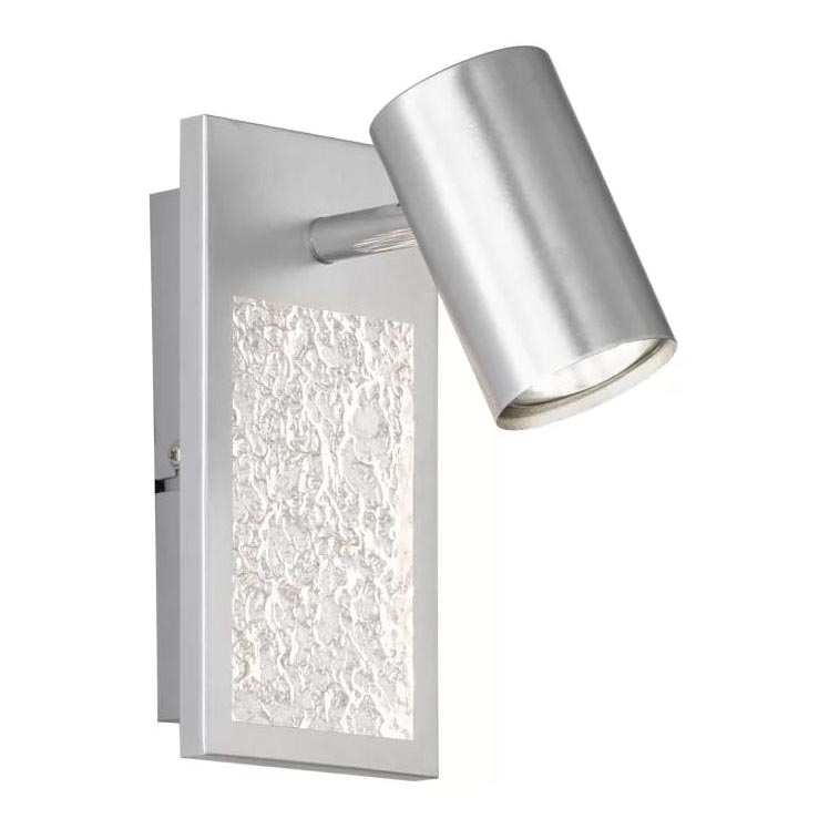 Wofi 11589 - Luce Spot da parete a LED BALI 1xGU10/5W/230V + LED/6W/230V
