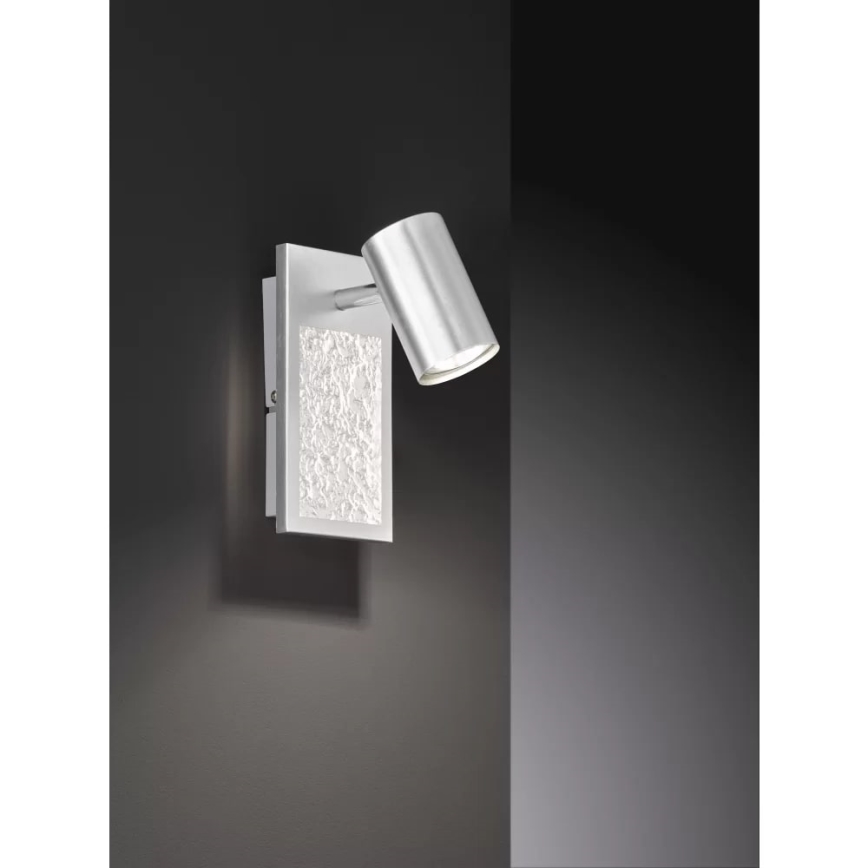Wofi 11589 - Luce Spot da parete a LED BALI 1xGU10/5W/230V + LED/6W/230V