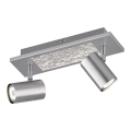 Wofi 11590 - Lampada da incasso LED BALI 2xGU10/5W/230V + LED/4,5W/230V
