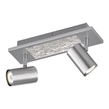 Wofi 11590 - Lampada da incasso LED BALI 2xGU10/5W/230V + LED/4,5W/230V