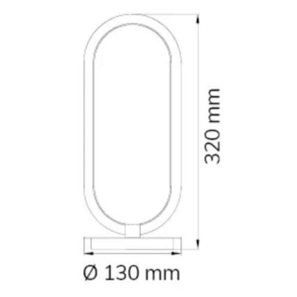 Wofi 11716 - Lampada da tavolo LED dimmerabile NEWA LED/8,5W/230V 3000K