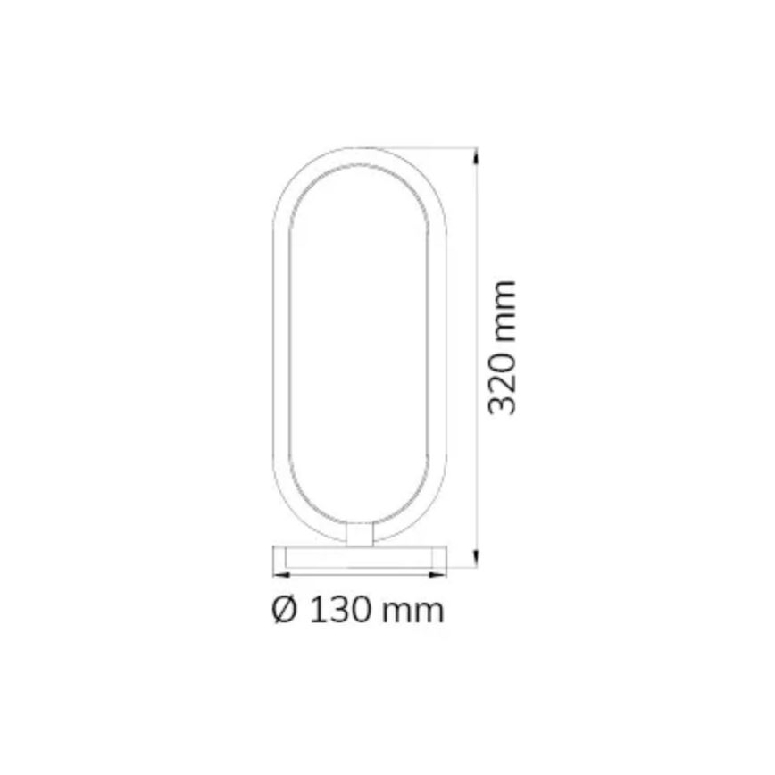 Wofi 11716 - Lampada da tavolo LED dimmerabile NEWA LED/8,5W/230V 3000K